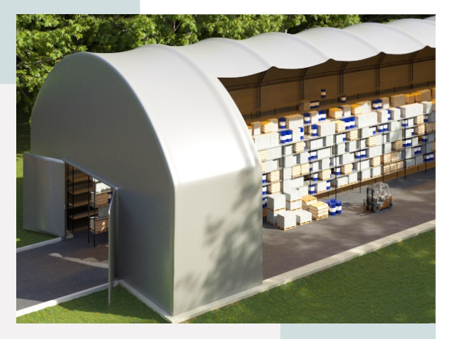 Тентовые ангары в Сатке