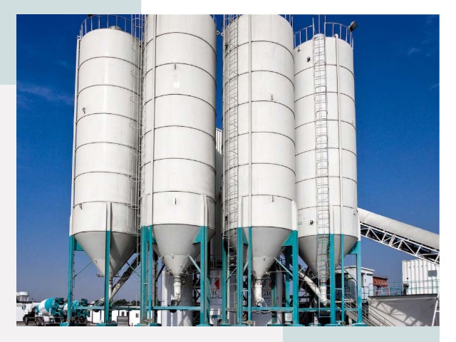Строительство цементных силосов в Сатке