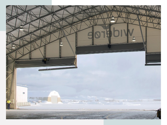 Ворота для ангаров в Сатке