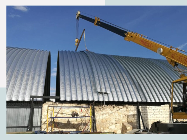 Реконструкция ангаров в Сатке от 621 руб.