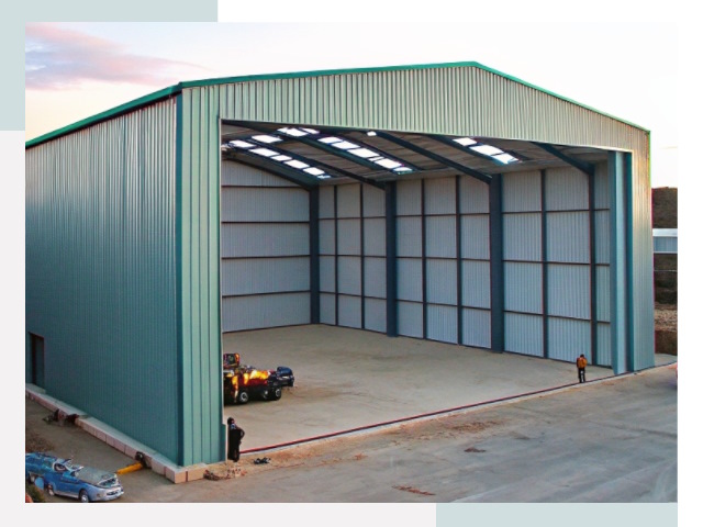 Строительство ангаров в Сатке