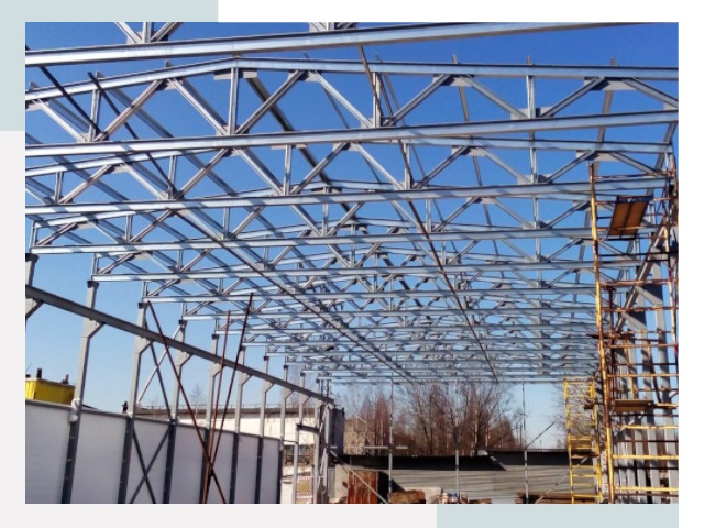 Металлокаркасы для складов в Сатке