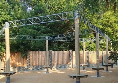 Терраса из металлоконструкций под ключ, проектирование, изготовление и монтаж от СтальСтрой-Стк